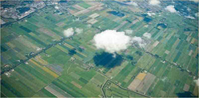 A bird's eye view of Dutch agriculture, which is very similar to agriculture in Hokkaido