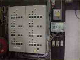 El panel de control de un almacenaje automatizado