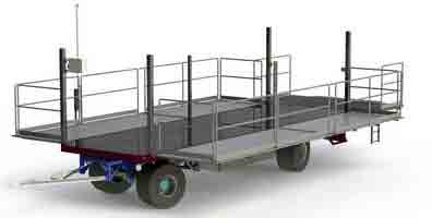 Rover rig, es un sistema de dos ejes autopropulsado el&eacute;ctricamente.